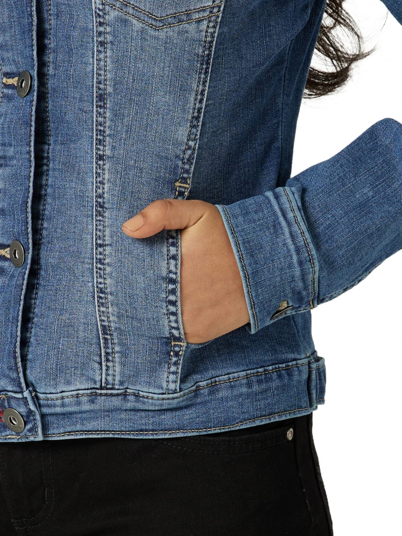 Wrangler Authentics Women's Stretch Denim Jacket