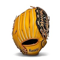 Franklin Sports Baseball + Softball Gloves - Field Master Adult + Youth Baseball + Softball Gloves - Right Hand + Left Hand Gloves - Infield + Outfield Mitts - Multiple Sizes + Colors