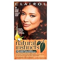 Natural Instincts #22 Size Kit Clairol Natural Instincts #22 Medium Auburn Brown