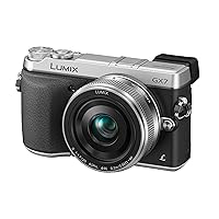 Panasonic LUMIX GX7 16.0 MP DSLM Camera with LUMIX G 20mm F1.7 II ASPH Lens and Tilt-Live Viewfinder (Silver)