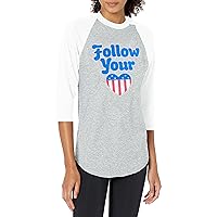 Soffe Women's Patriotic American Baseball Tee