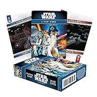 AQUARIUS Star Wars Playing Cards - Episode 4 - A New Hope Deck of Cards for Your Favorite Card Games - Officially Licensed Star Wars Merchandise & Collectibles