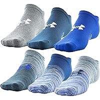 Under Armour mens Essential Lite Socks 6-pair