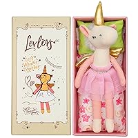 LEVLOVS Easter Gift Ballerina Unicorn Doll Baby Unicorn Mouse in a Matchbox and Friends Toy Baby Registry Gift (Unicorn Bella)