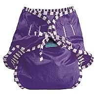 Kushies Swim Diaper X-Large 35-50 lbs/16-23 Kg, Purple
