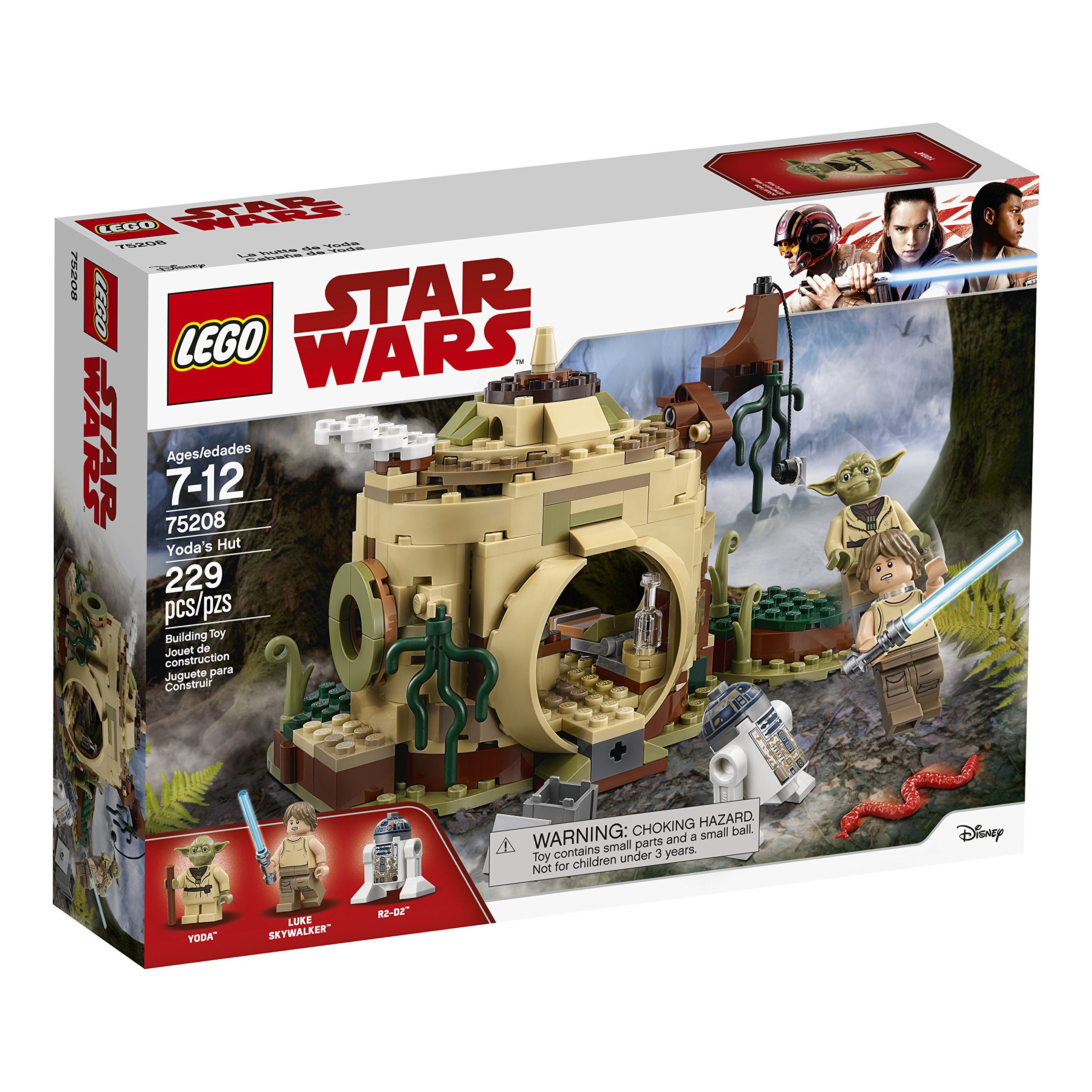 LEGO Star Wars: The Empire Strikes Back Yoda’s Hut 75208 Buildin g Kit (229 Pieces) (Discontinued by Manufacturer)