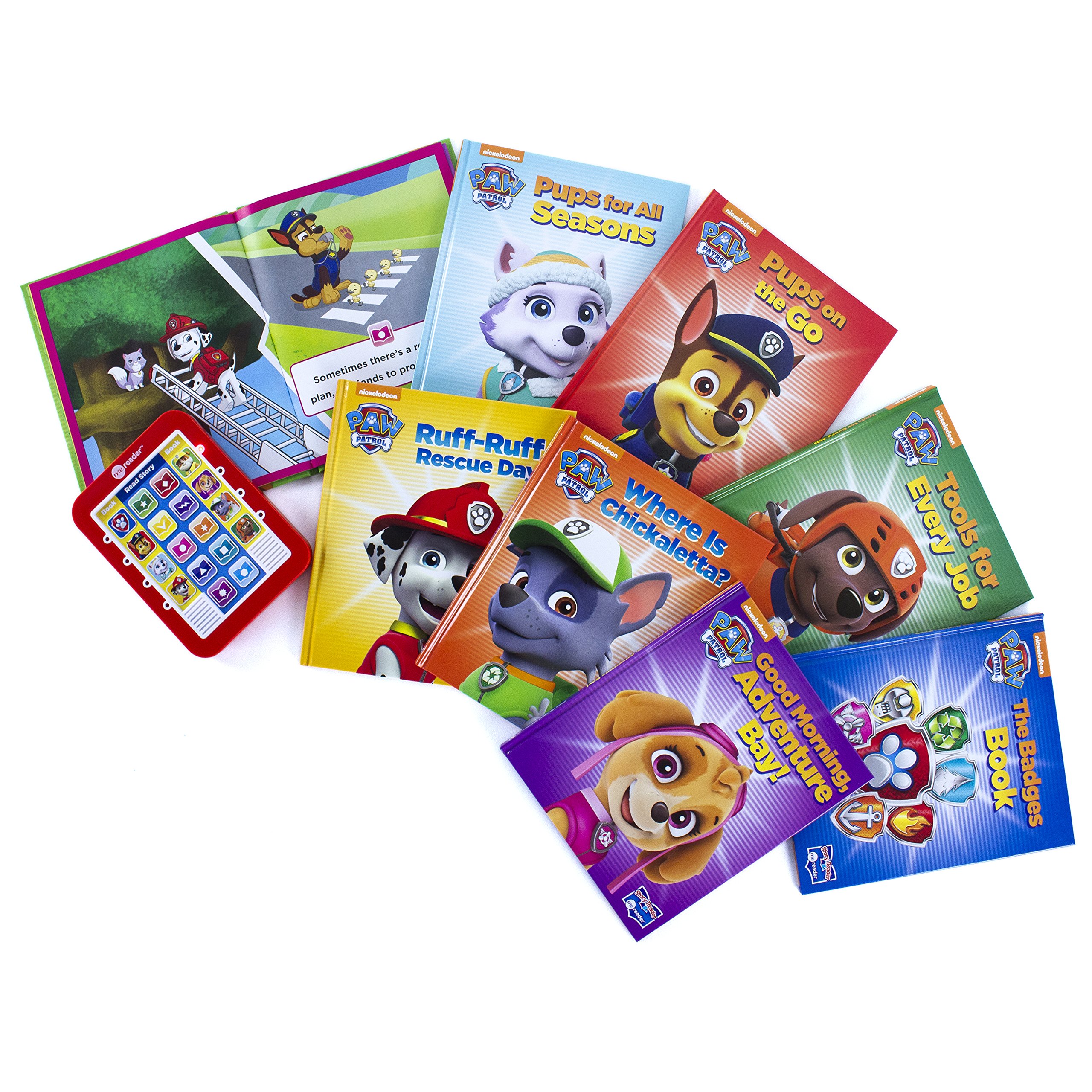 Nickelodeon Paw Patrol Chase, Skye, Marshall, and More! - Me Reader Electronic Reader and 8 Sound Book Library - PI Kids