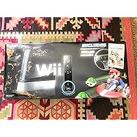 Wii Console with Mario Kart Wii Bundle - Black