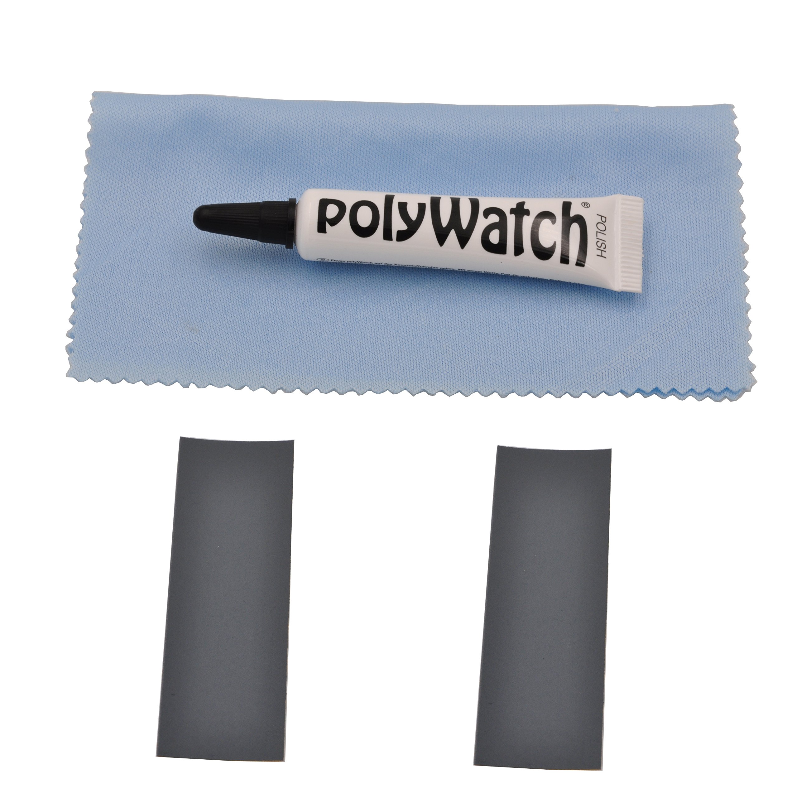Polywatch Poly Watch Plastic Crystal Glass Polish & Scratch Remover Repair Tool with Sandpaper and Clearn Cloth