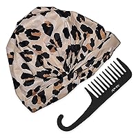 Kitsch Wide Tooth Comb & Luxury Reusable Shower Cap for Women with Discount