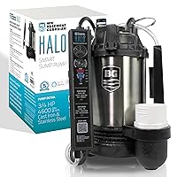 3/4 HP Basement Guardian HALO - Up to 5,490 Gallons Per Hour - Digitally Connected Sump Pump