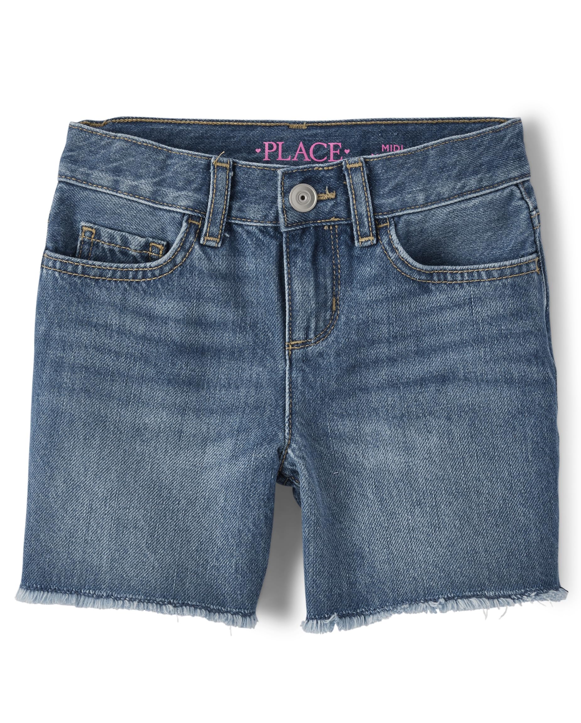 The Children's Place Girls' Denim Skimmer Shorts