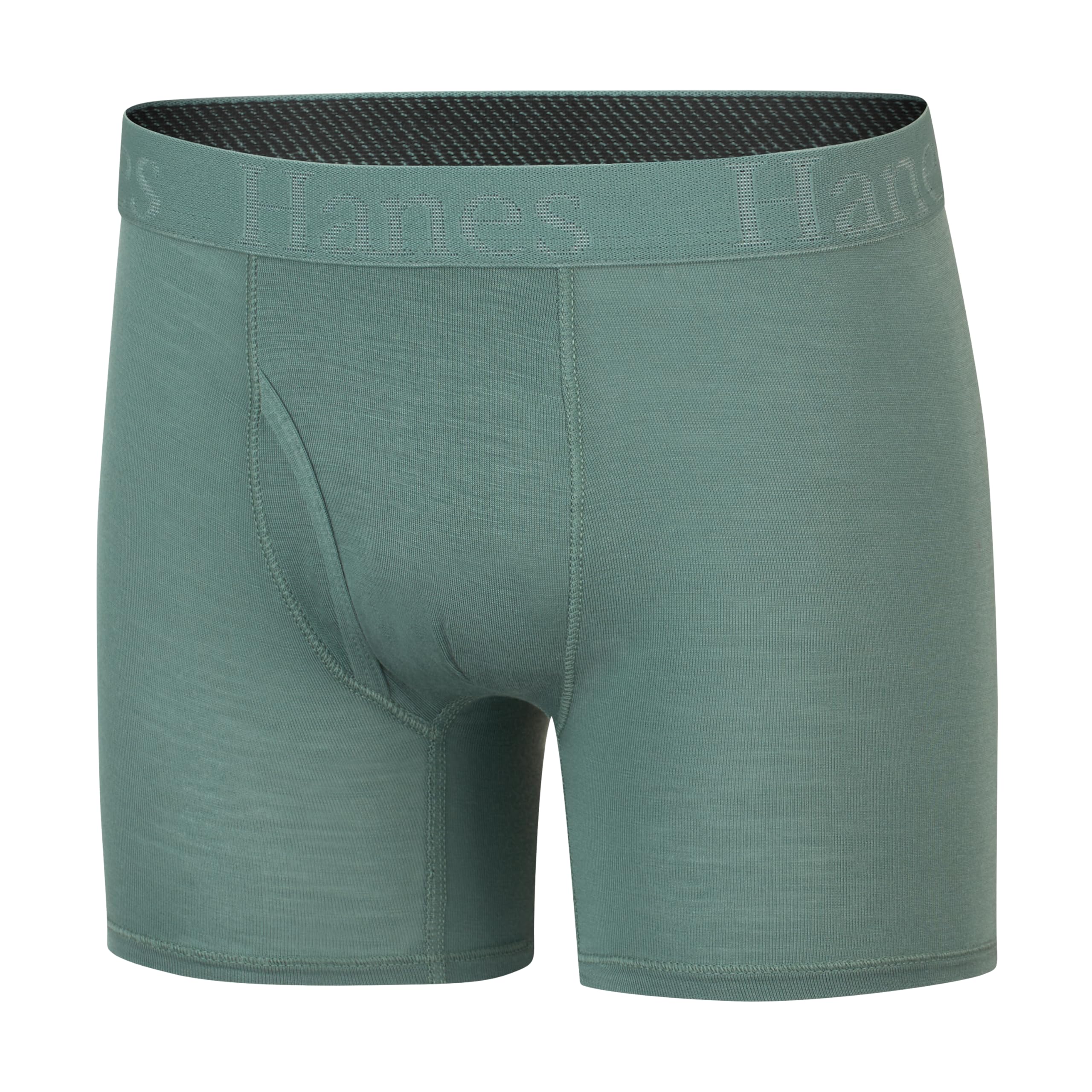 Hanes Boys' Big Originals Supersoft Boxer Briefs, Viscose from Bamboo Underwear, 5-Pack