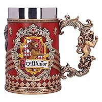 Nemesis Now Harry Potter Gryffindor Hogwarts House Collectible Tankard, 1 Count (Pack of 1), Red Gold, 650 milliliters
