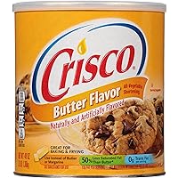 Crisco Butter Flavor All-Vegetable Shortening, 48 Ounce