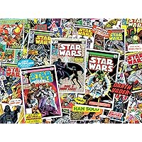 Star Wars - Comic Book Collage - 1000 Piece Jigsaw Puzzle for Adults Challenging Puzzle Perfect for Game Nights - Finished Size 26.75 x 19.75