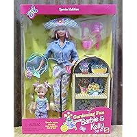 Gardening Fun BARBIE & KELLY Gift Set - Special Edition Set w 2 Dolls & Accessories (1996)