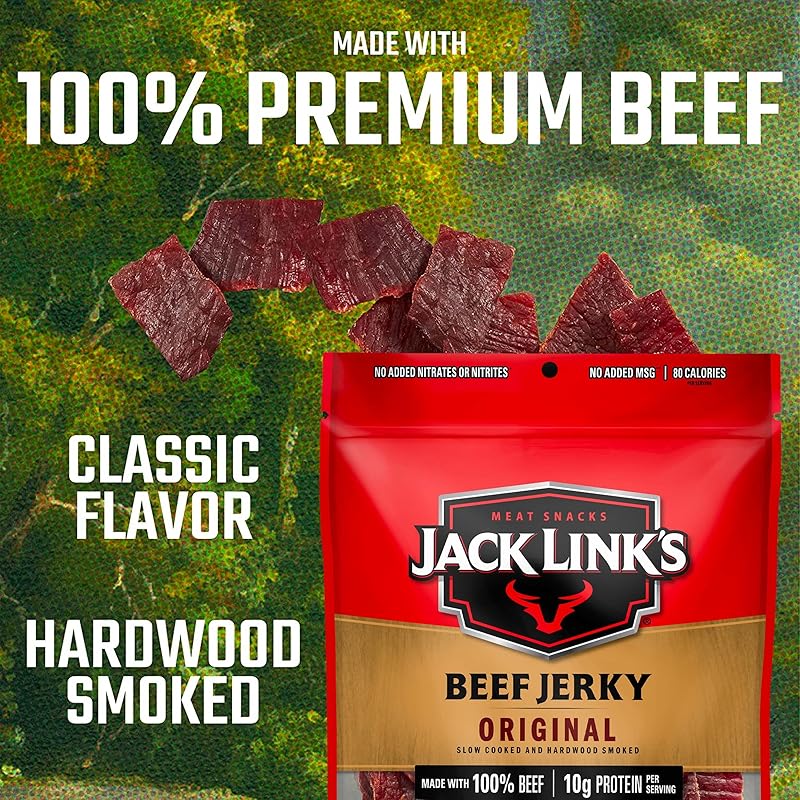 Amazon.com: Bulk 30oz Old Trapper Old Fashioned Beef Jerky (3 x 10oz bags)10  : Grocery & Gourmet Food