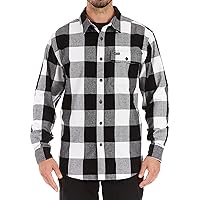 Smith's Workwear Men's Buffalo Pocket Flannel Button-up Shirt