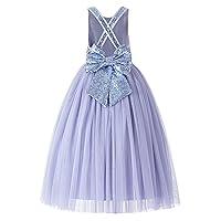 ekidsbridal Crossed Straps A-Line Flower Girl Dresses Halter Dress Junior Bridesmaid Dress Formal Dresses