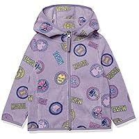 Amazon Essentials Disney | Marvel | Star Wars | Princess Girls and Toddlers' Polar Fleece Full-Zip Hoodie Jackets