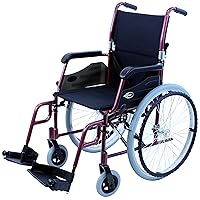 Karman LT-980-BD 24 Pound Ultra Lightweight Wheelchair, Burgundy