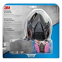 3M Lead Paint Removal Valved Respirator, Advanced Filter Media For Easier Breathing