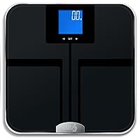 Eat Smart Digital Body Fat Scale with Auto Recognition Technology, Black