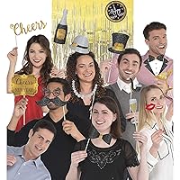 New Year's Deluxe Photo Props Party Kit - 15