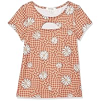 Girls' Peekaboo Short Sleeve T-Shirt Top