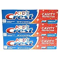 Crest Kid's Sparkle Fun Toothpaste Cavity Protection 2.7oz (3 Pack)