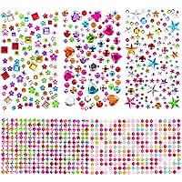 2774Pcs Gem Stickers Jewels for Crafts - Self Adhesive Stick on Rhinestones  for
