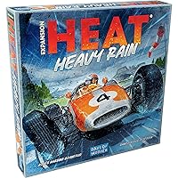Heat: Heavy Rain Board Game Expansion - New Japan & Mexico Tracks! Intense Car Racing Strategy Game, Fun Family Game for Kids & Adults, Ages 10+, 1-7 Players, 60 Min Playtime, Made by Days of Wonder