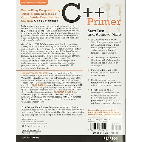 C++ Primer (5th Edition) C++ Primer (5th Edition) Paperback eTextbook