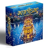 Amritsar:The Golden Temple Board Game - Reconstruct The Sacred Marvel of India! Strategy Game for Kids and Adults, Ages 14+, 1-4 Players, 60-120 Min Playtime, Made by Ludonova