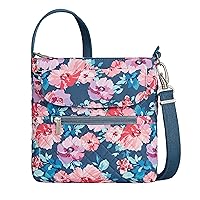 Travelon Anti-Theft Classic Mini Shoulder Bag, Blossom Floral