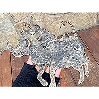 Hand forged boar, warthog, animal, kids' gift