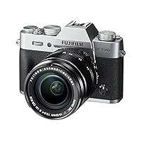 Fujifilm X-T20 Mirrorless Digital Camera, Silver with Fujinon XF18-55mm F2.8-4 R LM Optical Image Stabiliser Lens Kit