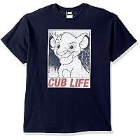 Disney Men's Lion King Simba Cub Life Graphic T-Shirt