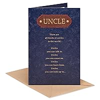 American Greetings Birthday Card for Uncle (Making Our Family So Special)