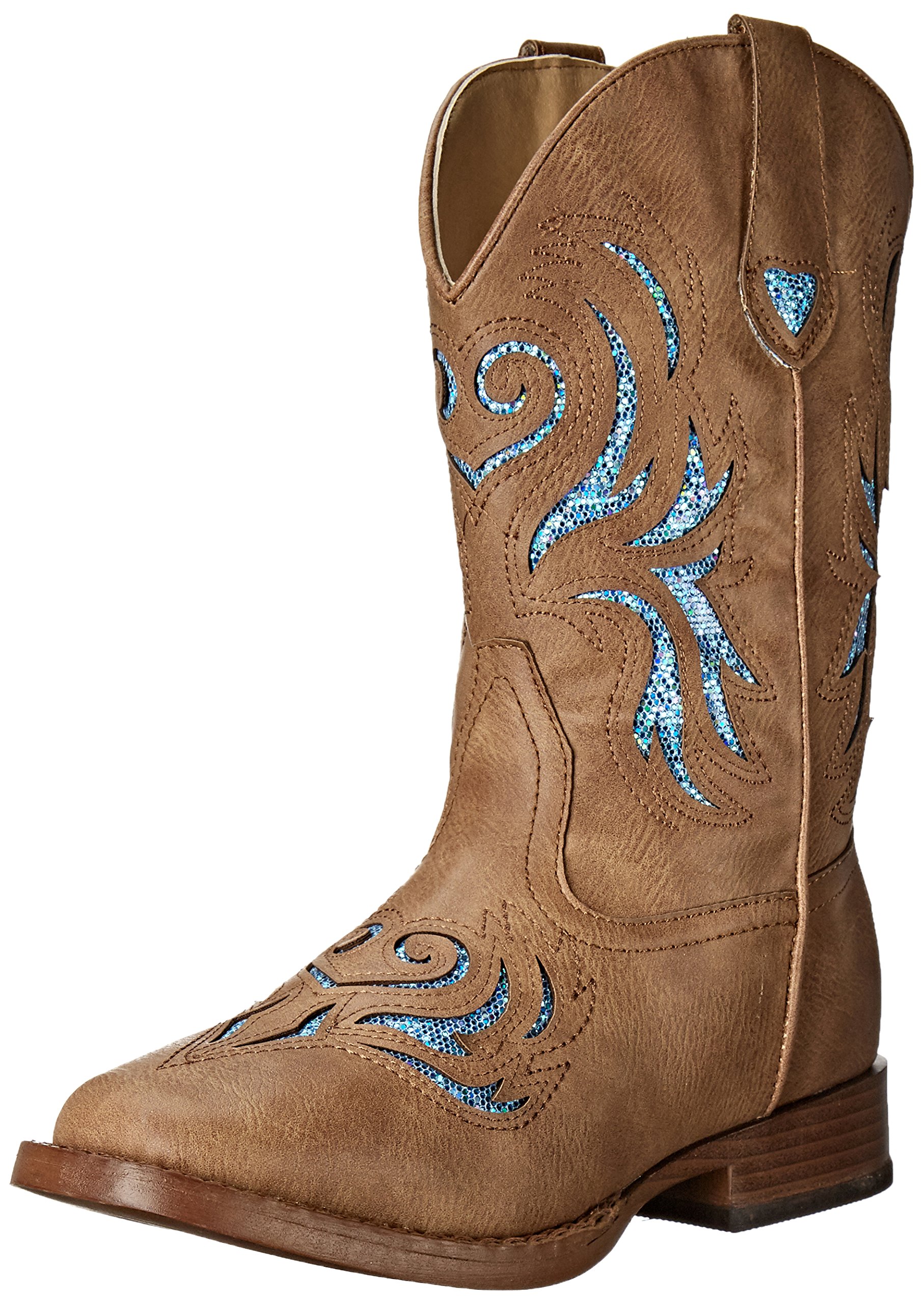 ROPER Unisex-Child Glitter Breeze Western Boot