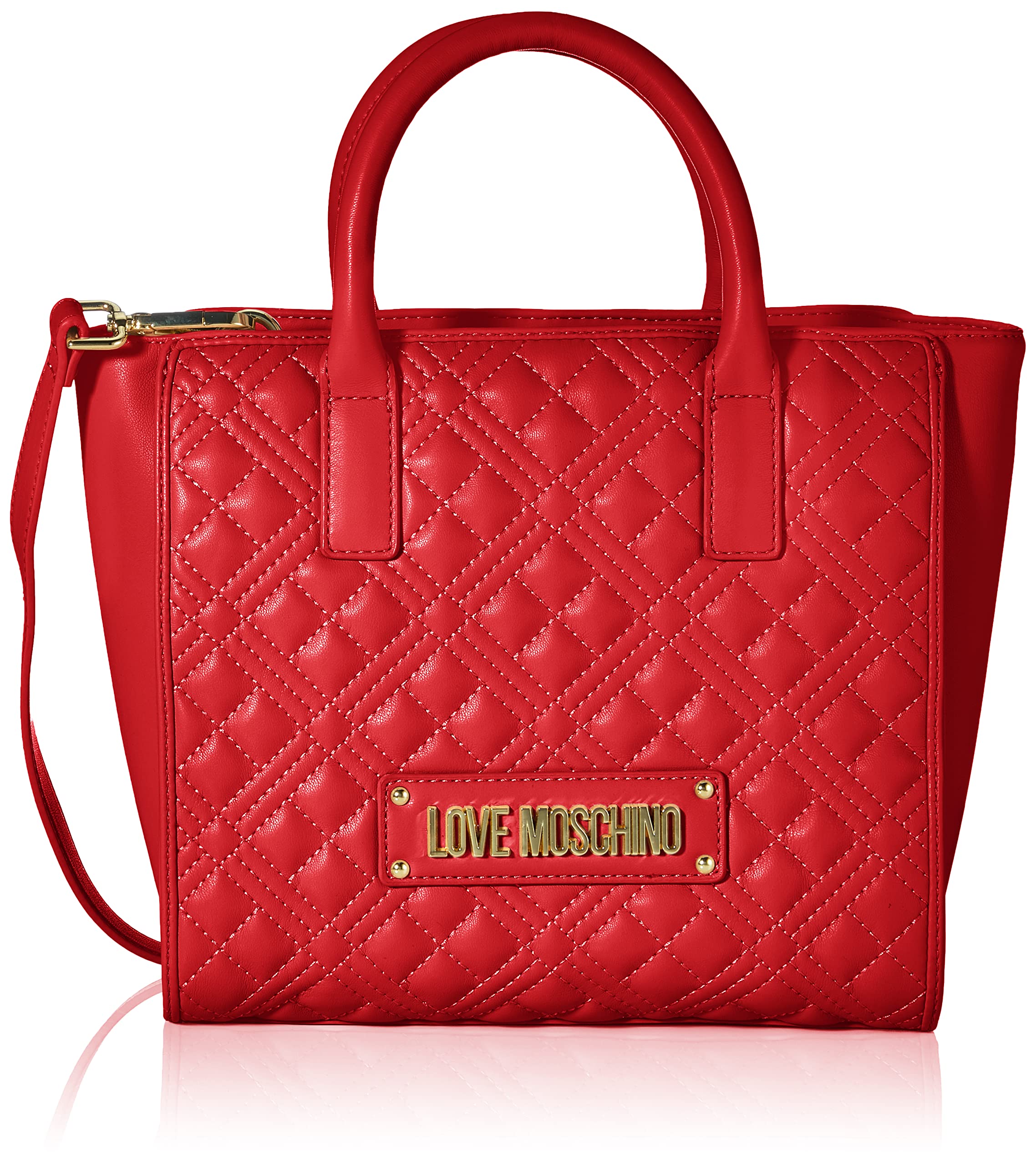 LOVE MOSCHINO | Super Quilted Tote Bag | Women | Black 000 | Flannels