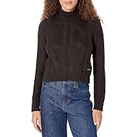 Calvin Klein Women's Everyday Cable Turtle Neck Long Sleeve