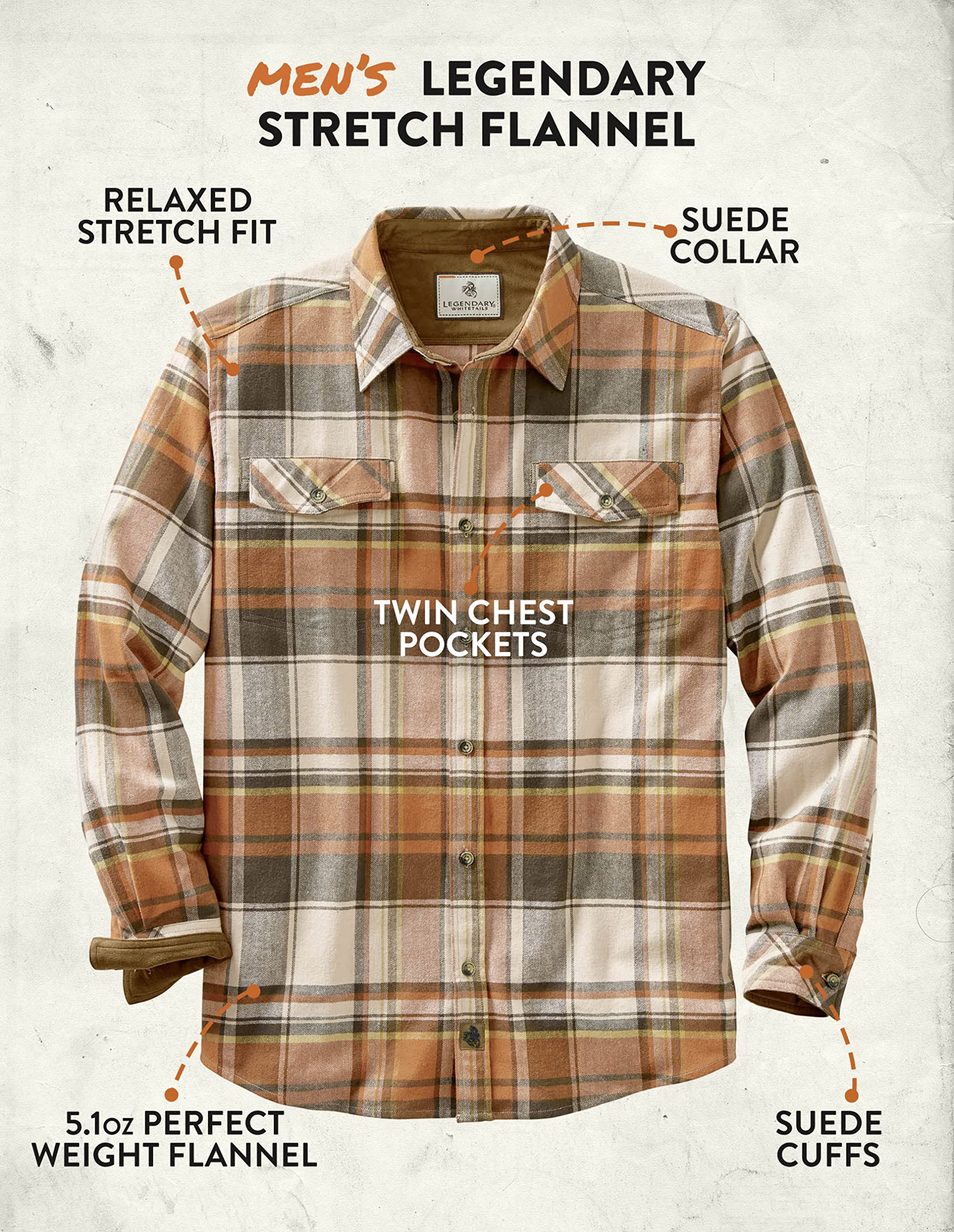 Legendary Whitetails Men's Legendary Flannel Shirt
