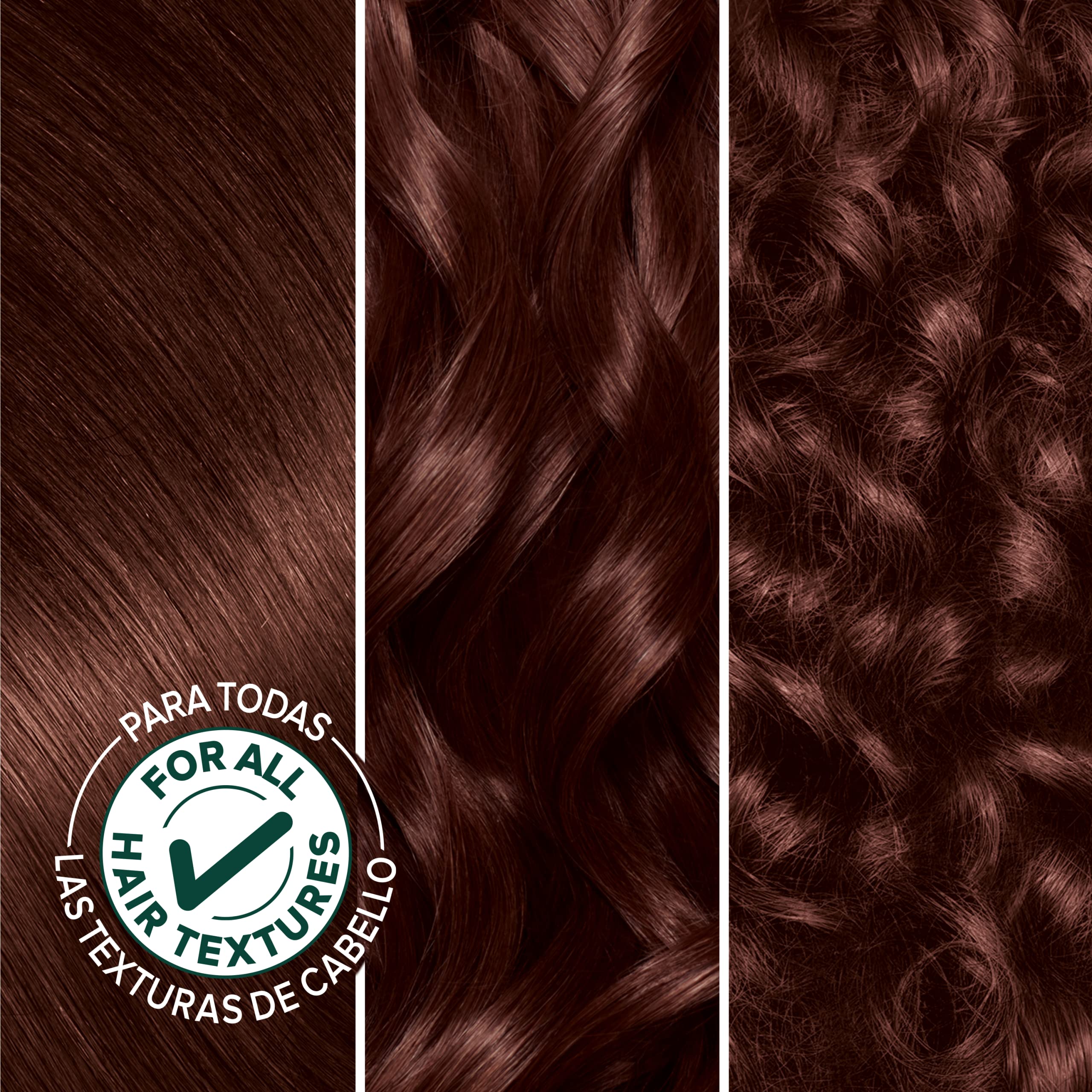 Garnier Hair Color Nutrisse Nourishing Creme, 415 Soft Mahogany Brown (Raspberry Truffle) Permanent Hair Dye, 1 Count (Packaging May Vary)