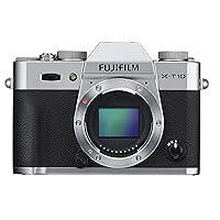 Fujifilm X-T10 Body Silver Mirrorless Digital Camera - International Version (No Warranty)