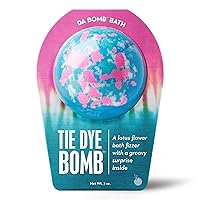 DA BOMB Tie Dye Blue Bath Bomb, 7oz, Multi