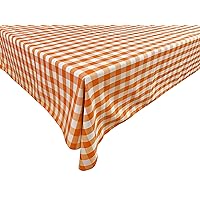 Poplin Gingham Checkered Farmhouse Table Decoration Kids Parties Showers Events Holiday Christmas Décor (58