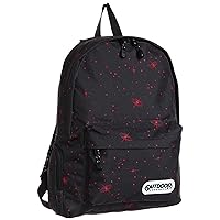 Outdoor Products Cosmo Space Backpack, A4 Storage, PC Storage, Large Capacity, Total Pattern, 4.9 gal (19 L), 3.9 gal (10 L), Red