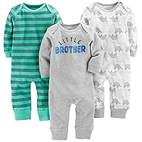 Simple Joys by Carter's Baby Boys' 3-Pack Jumpsuits